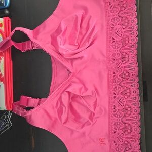 Ruby Ribbon Lace Demi, Size 34